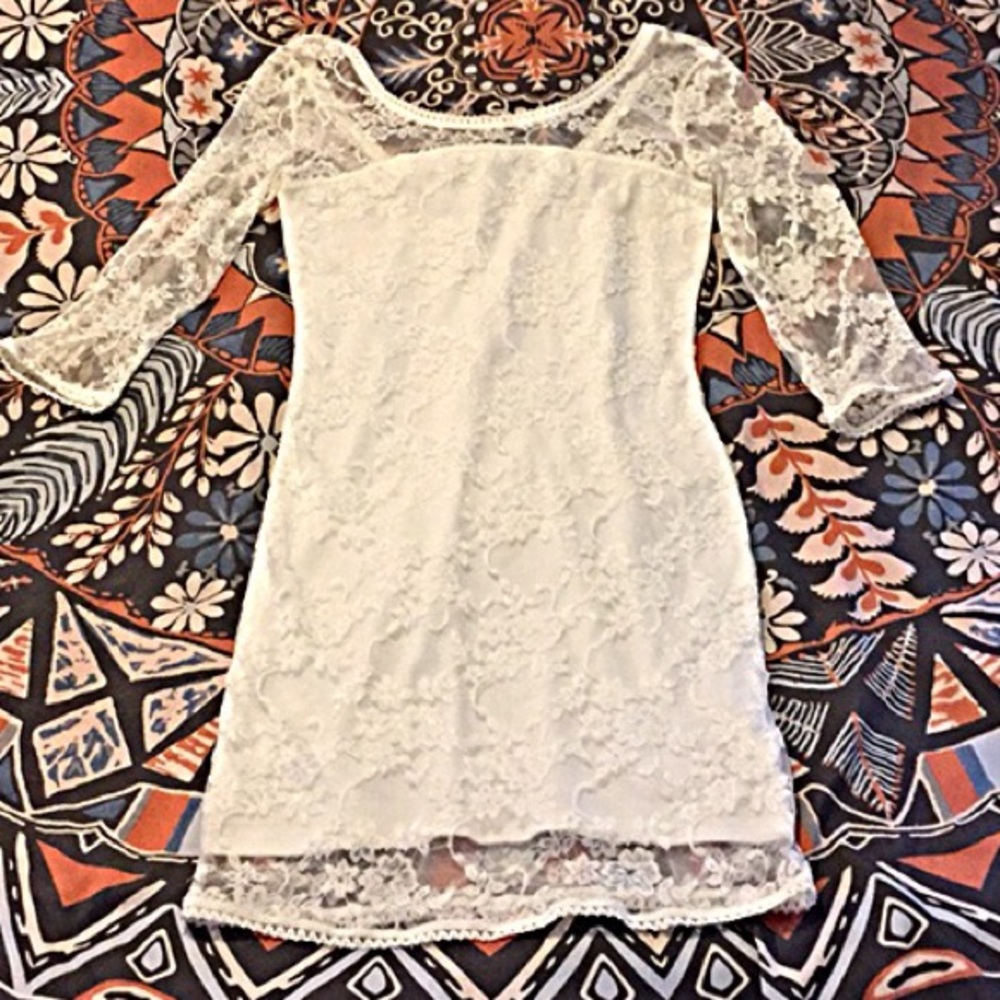 Forever 21 White Lace Dress